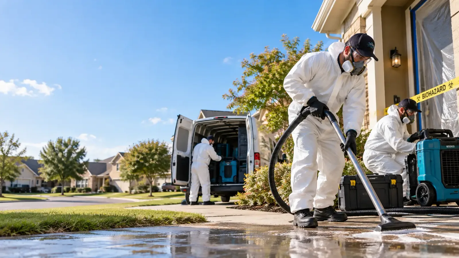 Biohazard Cleanup in March Air Reserve Base, CA